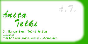 anita telki business card